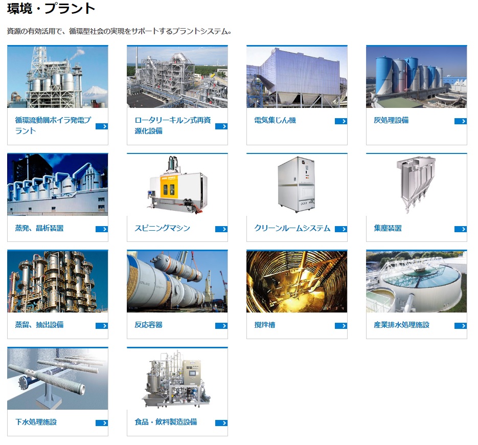 環境・プラント　資源の有効活用で、住環型社会の実現をサポートするプラントシステム。